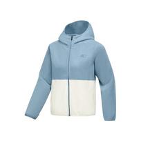 Skechers Basic Sports Series Warm Comfortable Windproof Cold Resistant Fleece Jacket Women Jacket Fog-Gray-Blue P424W124-01N9 S