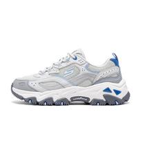 Skechers DLites Hiker Comfortable Versatile Shock Absorbing Low Top Dad Shoes Women sneaker Light-Gray 180134-GYBL 35