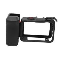 Street Photography Grip Kit Fit for OSMO Action 6 Camera with Cage Magnetic Quick Release Shutter Key Cold Shoe Mount