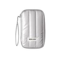 RFID Passport Bag Large Capacity Compartmentalized Document Storage Bag Portable Travel Bank Card Bag Card Holder Multifunctional Zipper Wallet sidabras