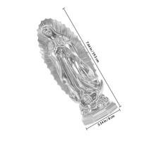 Virgin Mary Resin Statue Indoor Home Decor Catholic Sculpture Living Room Office Church Our Lady of Grace Religious Grace Statue sidabras