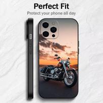 Sportster R-Retro Moto Cruiser CMX500 Phone Case For iPhone17,16,15,14,13,12 Plus,Max Soft Silicone Black Cover iPhone16