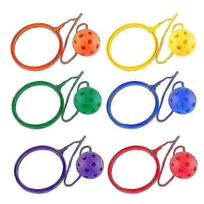 6pcs Jump Leg Ball Toy Rope Ankle Skip Ball Game For Kids Children Exercise