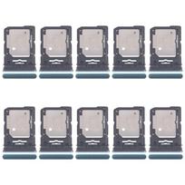 For Motorola Edge 60 Fusion 10pcs Original SIM Card Tray + SIM Card Tray / Micro SD Card Tray žalia