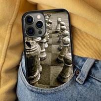 Chess Board Dark Horse Soft Phone Case for iPhone 17 Air 16e Pro max 15 Pro 13 14 Plus 11 12 MagSafe Magnetic Coque iPhone 16e