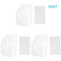 ABBY-3X Waterproof Transparent Waterproof Door Bell Cover For Wireless Doorbell Home Door Bell Chime skaidri