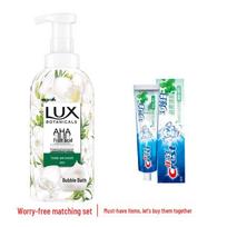 Lux Freesia Shower Gel 500ml & Crest 3D White Toothpaste 120g Bundle