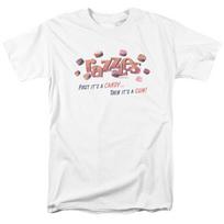 Dubble Bubble A Gum and a Candy T Shirt Mens Licensed Bubble Gum Candy White M