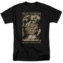 Velvet Revolver Quick Machines T Shirt Licensed Hard Rock n Roll MusicTee Black XXL
