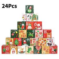 Colorful Advent Calendar Candy Box Perfect For Christmas Countdown And Gift Giving