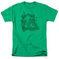 The Little Rascals The Gang T Shirt Mens Licensed Classic TV Show Kelly Green XXXXL