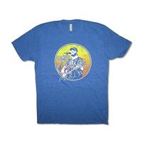 Men's Eric Paslay Live Circle 2015 Tour (Osh-Mah) T-shirt Small Blue XL