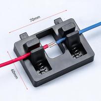 1pack Electric Wire Soldering Fixture with Strong Hold, Anti-slip Dual Clamps, Welding Tool Add-on
