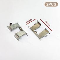 2pcs Motorcycle Caliper Lower Pump Brake Pump Stainless Steel Spring Plate Motorcycle Caliper Brake Pads·
