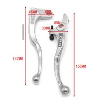 Motorcycle Brake Clutch Levers For Suzuki DR-Z250 DR-Z400 DR250 DR350 DR350S DR350SE TSR125 TSR200 sidabras