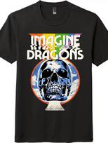 Vintage Imagine Dragons Rainbow Skull Concert kids boys T-Shirt for Men Women 150
