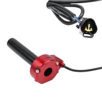 Motorcycle CNC Throttle Handlebar For Sur-Ron Surron Light Bee S X Electric Motocross Electronic Throttle Handle raudona