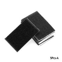 5PCS Car Carpet Tape Car Floor Mat Strong Self Adhesive Fastener Loop Tape Fastener Tape Nylon Sticker Car Accessories