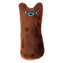 Interactive Plush Catnip Toy for Cats Funny Chewing Vocal Cat Mint Teething Toy with Claws Thumb Bite Kitten Playtime Accessory ruda