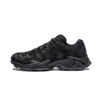 Li Ning Cat Paw CRC Cushioning Abrasion Resistant Cushioning, Wear Resistant Low top Casual Shoes Unisex Black AZGU031-1 38