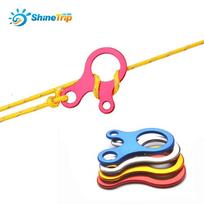 Shinetrip 10 Pcs/lot Camping Tent Cord Rope Fastener Guy Line Runner Carabiner Hook Hanger Tightener sidabras