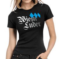 Oktoberfest Babe Munich Bavaria Sayings Fun Comedy Ladies Girlie T-Shirt Mens Womens Tees Top L