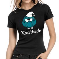 Night Owl Owl Fun Comedy Sayings Comic Fun Lady Women Ladies Girlie T-Shirt Mens Womens Tees Top XL