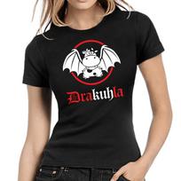 Drakuhla Dracula Vampire Cow Comic Patter Fun Comedy Lady Ladies Girlie 4XL