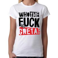 Who The Fuck Is Greta? Friday CO2 for Demo Climate Future Fun Women L