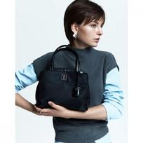 DakS Croc Black Nylon Tote Bag S Single option