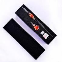 Crystal Glass Dip Pen Spalvoto stiklo rašiklis Creative Business Office Pen Dovana 21X6.1cm