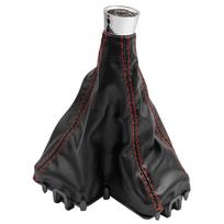 For Ford Mondeo MK4 S-MAX Kuga Galaxy MK1 BLK Automatic Leather Gear Shift Knob Lever Shifter Pen Gaiter Boot Cover Case Only