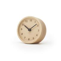 Lemnos MUKU desk BN clock, beech, LC12-05