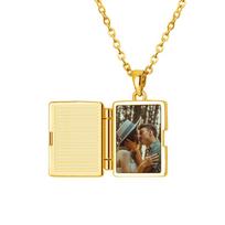 MaiLun Photo Album Pendant Necklace Personalized photo Jewelry Gift for Valentine's day 50cm
