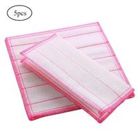5pcs Cotton Kitchen Rag, Reusable Sanitary Cleaning Rag, Rag, Soft and Quick-drying Kitchen Necessities, Dish Towel.