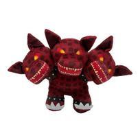 Three-Headed Plush Toy Soft Cuddly Brainrot Creature Stuffed Animal Machine Washable Quirky Cute Gift for Kids Adults A