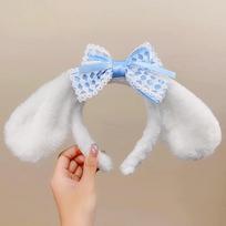 Cinnamoroll Plaukų Aksesuarai Mielas Šuns Lankelis Animacinis Pliušinis Lankelis Cosplay Interneto Įžymybė Kaspinas Mielas Lankelis