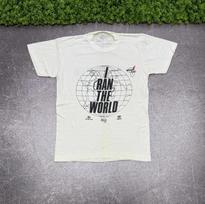 Aš Bėgau Pasaulį 1986 T-shirt Vintažinis Britiškas S