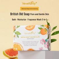 VEVEKENLY British Scented 3-in-1 Jasmine Soap Bar