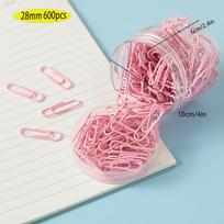 Creative Macaron Series Colorful Bent Paperclips – Silver-Plated Nickel DIY Bookmarks