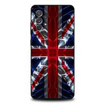 UK Flag Cool Phone Case For Samsung S 26,25,24,23,22,30,21,10,9,Ultra,Plus,Lite,FE,4,5G Black Soft Case SamsungS24plus