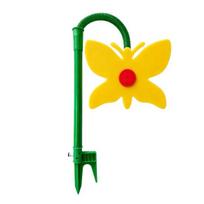 Crazy Butterfly Lawn Sprinkler, Dancing Butterfly Garden Sprinkler, Funny 360-Degree Rotating Butterfly Sprinkler for Garden Yard Watering, Dogs Kids A geltona