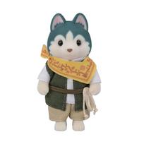 EPOCH Sylvanian Families Doll Husky Brother ST Mark Certified Ages 3 and Up Toy Dollhouse Sylvanian Families - (Bruce) C-72 - -