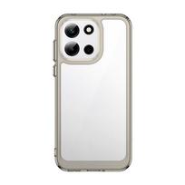 For Oneplus Nord 6 Clear Case Oneplus Nord 6 Cover Coque Funda Hard Translucent Soft Frame Shockproof Phone Bumper Oneplus Nord6 OnePlus Nord 6 pilka spalva