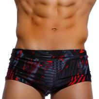 Camo vyriškos maudymosi kelnaitės Sexy Bikini maudymosi kostiumėlis, tvirtas maudymosi kostiumėlis su maišeliu M