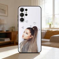 A- Ariana G-Grande Phone Case For Samsung S26,S25,24,23,22,30,21,10,9,Ultra,Plus,Lite,FE Soft Black Case Samsung S20plus5G