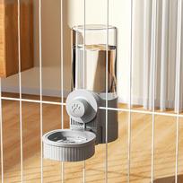 Automatic Cage Feeder Large Capacity Cat Water Bottle  for Rabbit Dog Cats Blue-Waterer
