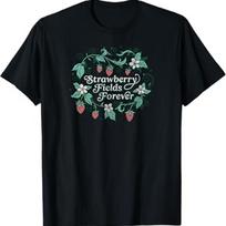 Strawberry Wreath T Shirt Nature Lover Tee S įvairiaspalvis