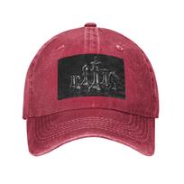 Black King Chess Thechessboard Denim Fabric Cap Casual Baseball Caps Adjustable Hat Summer Unisex Baseball Hats One Size
