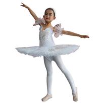 Sweet Cute Ballet Tutu Children's Stage Performance Costume Tulle Ballet Dance Skirt 110 balta